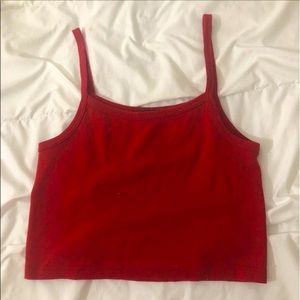 Brandy melville red belle tank